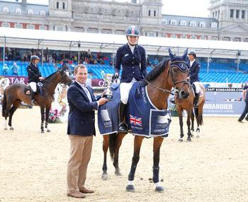 GB's Jess Mendoza becomes one of the youngest riders ever to win an LGCT CSI5* class